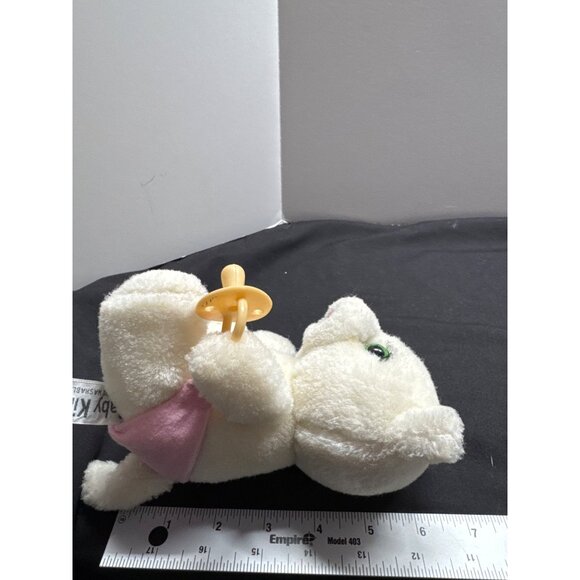 Baby Kiki Plush White Kitten With Pink Diaper & Yellow Pacifier - Russ Stuffed A - Picture 6 of 6